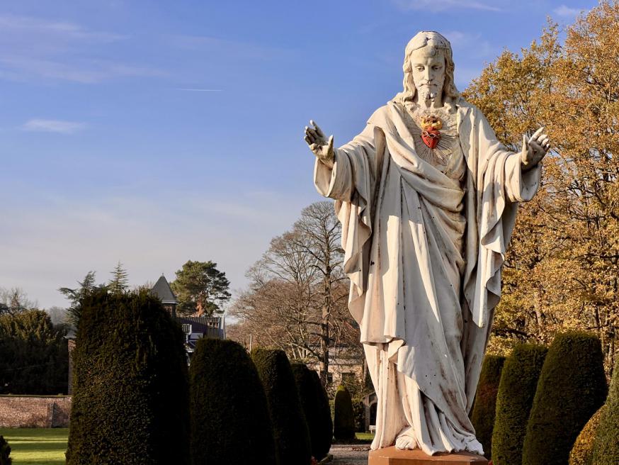 Christus in de tuin van Maleizen © Chris De Groote