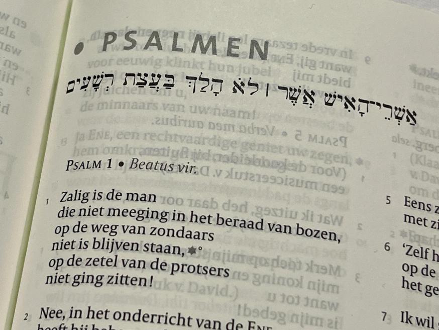 Psalmen in de bijbel © Chris De Groote
