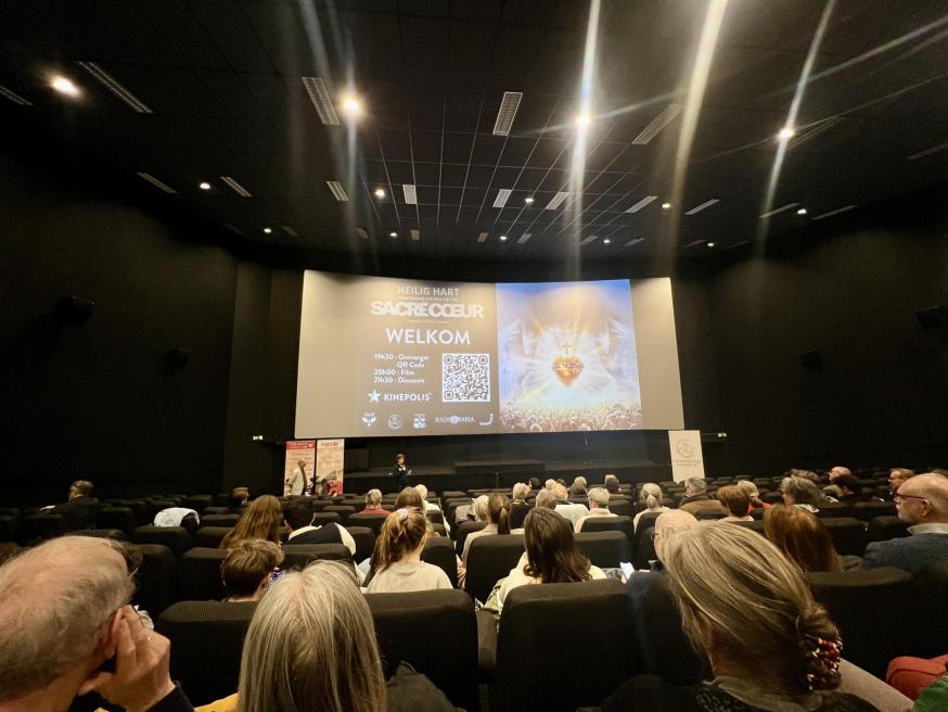 Klaar voor de film Sacre Coeur in Kinepolis © Chris De Groote