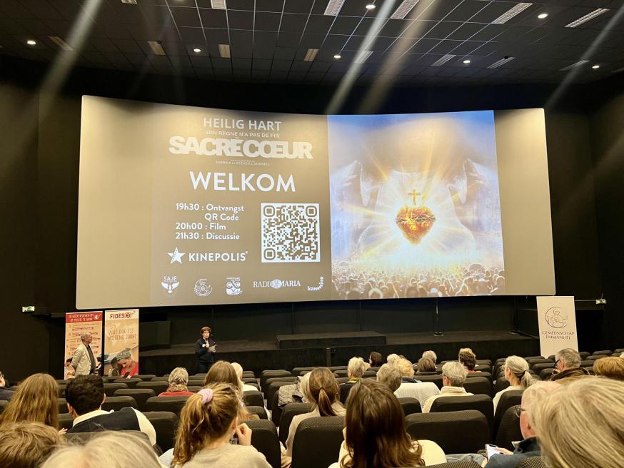 Klaar voor de film Sacre Coeur in Kinepolis © Chris De Groote