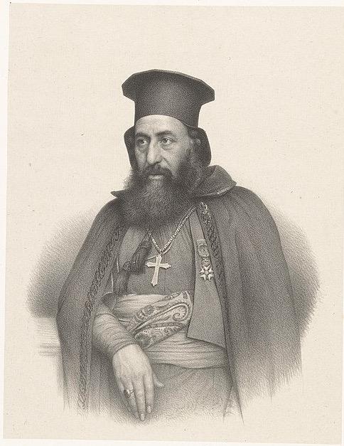 Ignatius Antonius I Samhiri, Syrisch-katholiek patriarch van Antiochië van 1853 tot 1864.. © WikiCommons