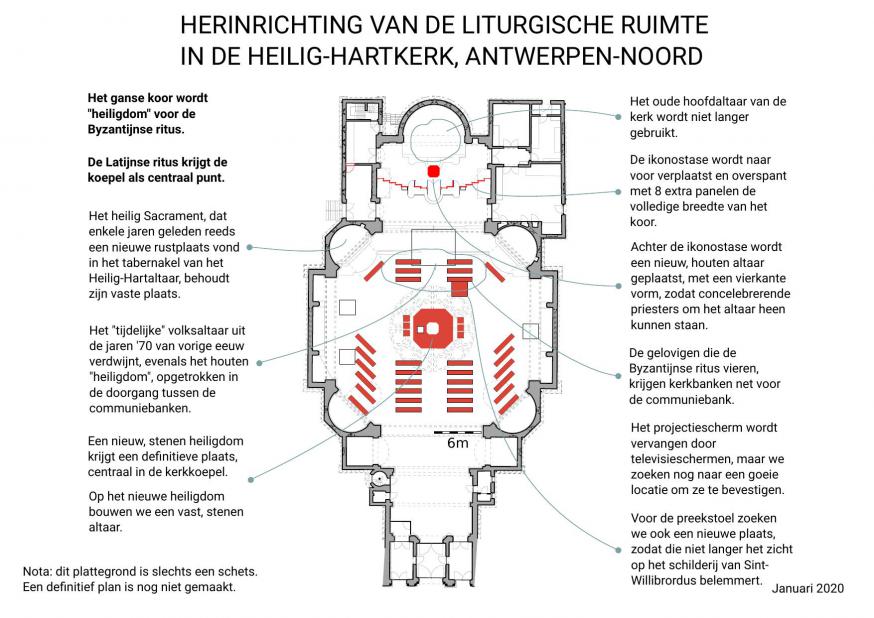 Herinrichting van de liturgische ruimte in de Heilig-Hartkerk Herinrichting van de liturgische ruimte in de Heilig-Hartkerk