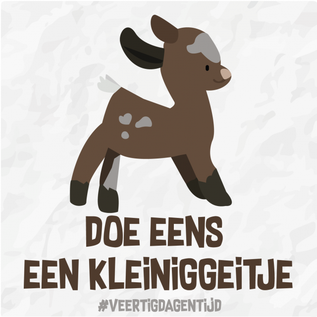 Veertigdagentijd 2019 - Doe eens een kleinigeitje  © Aagje Van Impe