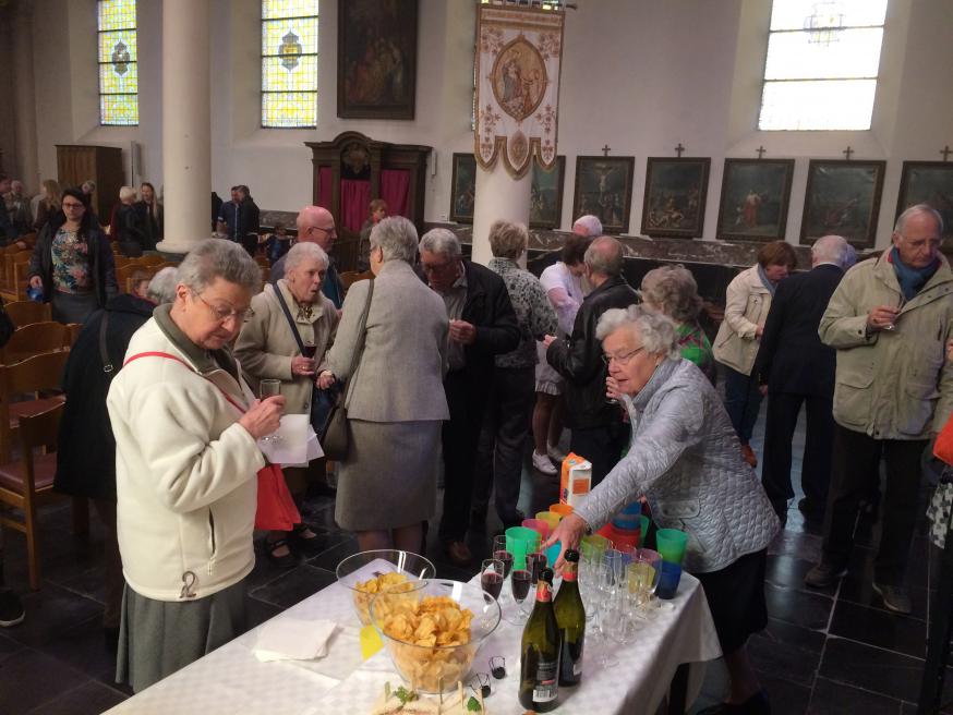 receptie na de viering van Sint-Pancratius op 12 mei 2019 