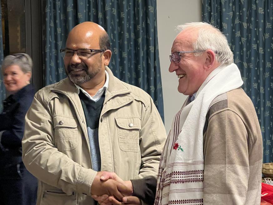 Bezoek uit India: Raf en Alfred 