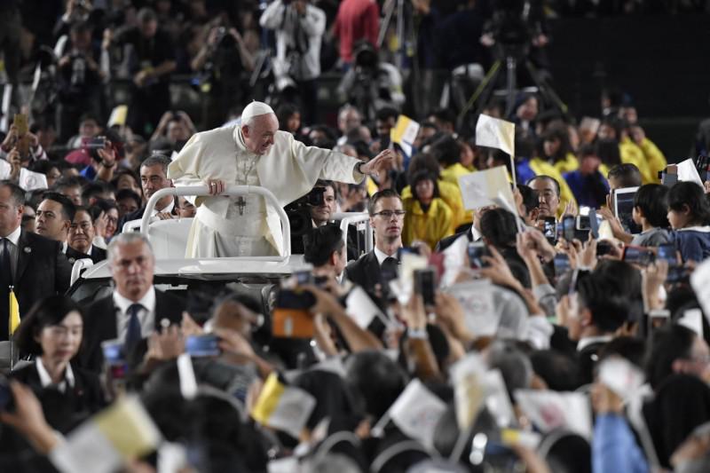 Paus Franciscus in Japan © Vatican Media Paus Franciscus in Japan © Vatican Media