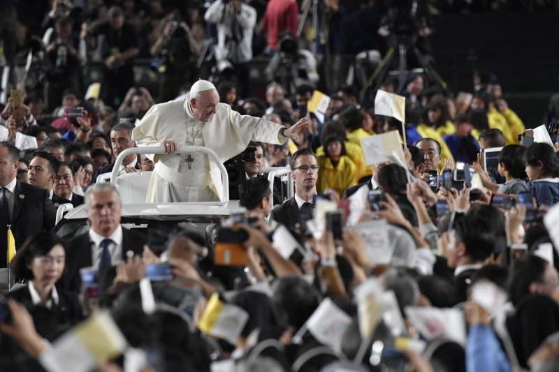 Paus Franciscus in Japan © Vatican Media