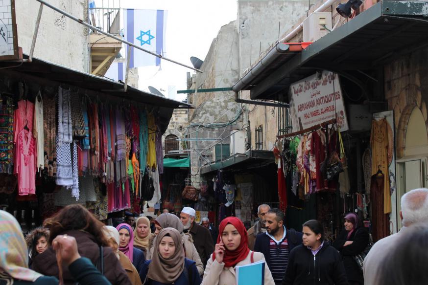 Een straatmarkt in Jeruzalem © WCC