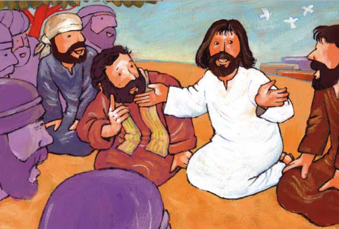 Jezus vertelt © Roel Ottow in 'Hosanna'