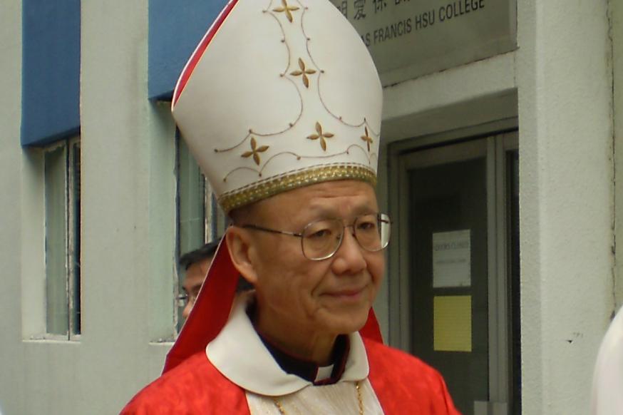 Kardinaal John Tong Hon, apostolisch administrator van Hongkong © Wikipedia