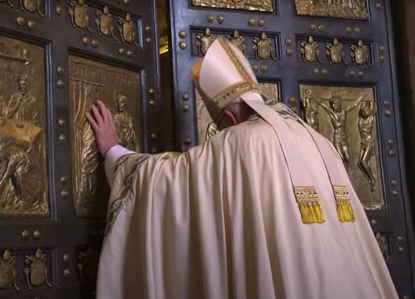 De opening van de Heilige Deur betekent de start van een Jubeljaar © Vatican Media