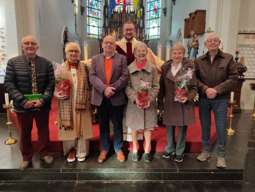 Jubilarissen nov 2025 © Parochie Sint-Antonius Abt