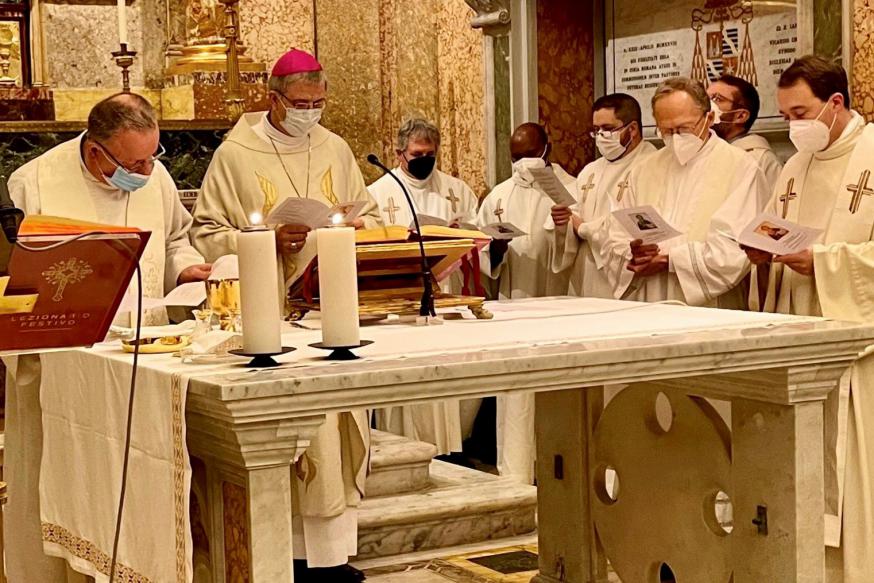 Opnieuw eucharistie in Sint-Juliaans der Vlamingen © Belgische ambassade in Rome