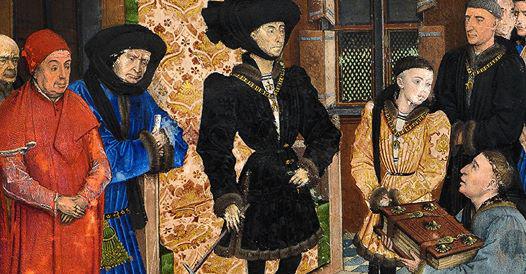 Miniatuur van Rogier van de Weyden in de Chronieken van Henegouwen © KBR Miniatuur van Rogier van de Weyden in de Chronieken van Henegouwen © KBR