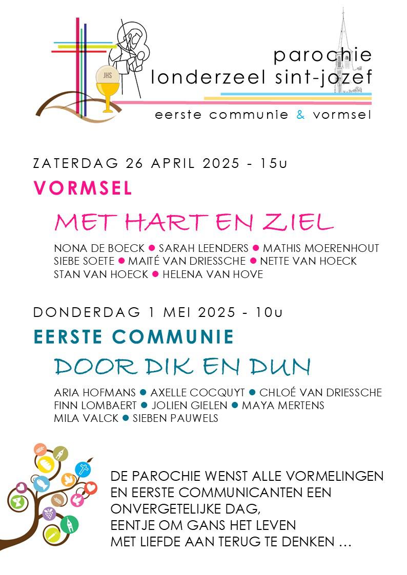 Vormsel & Eerste Communie 