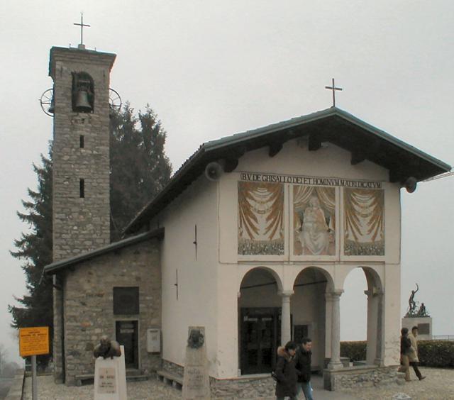 De kapel van Madonna del Ghisallo. © Wikipedia