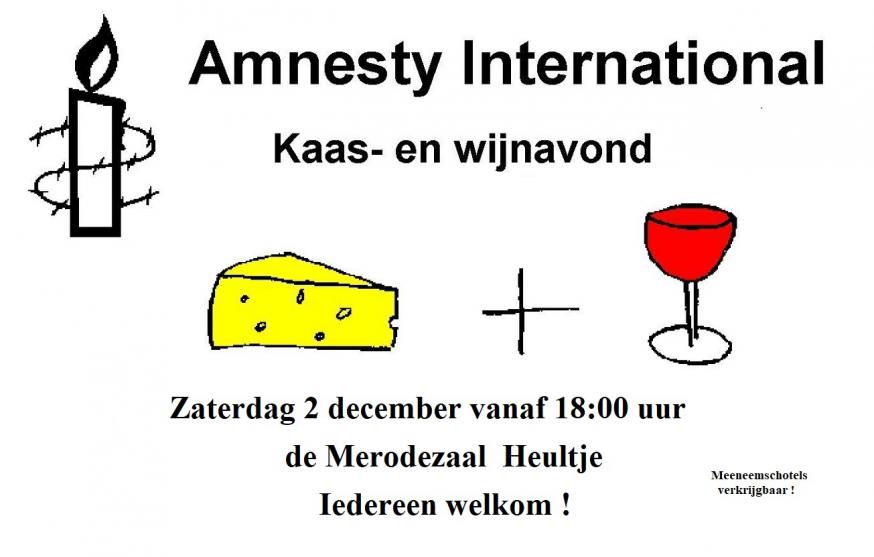 flyer kaas- en wijnavond 