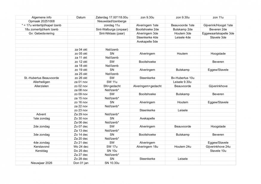kalender okt-dec 2025 