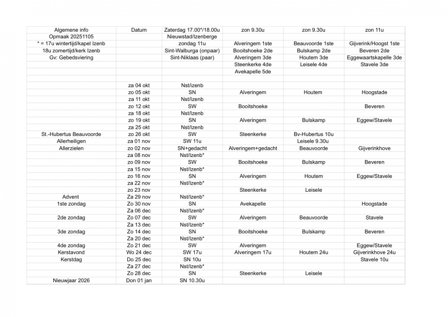 kalender okt-dec 2025 