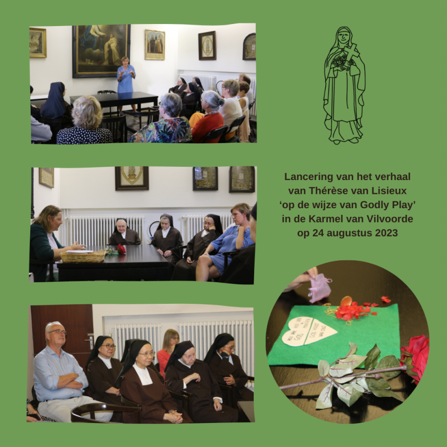 Lancering van het verhaal van Thérèse van Lisieux in de Karmel van Vilvoorde © Foto's: Jan Goyvaerts