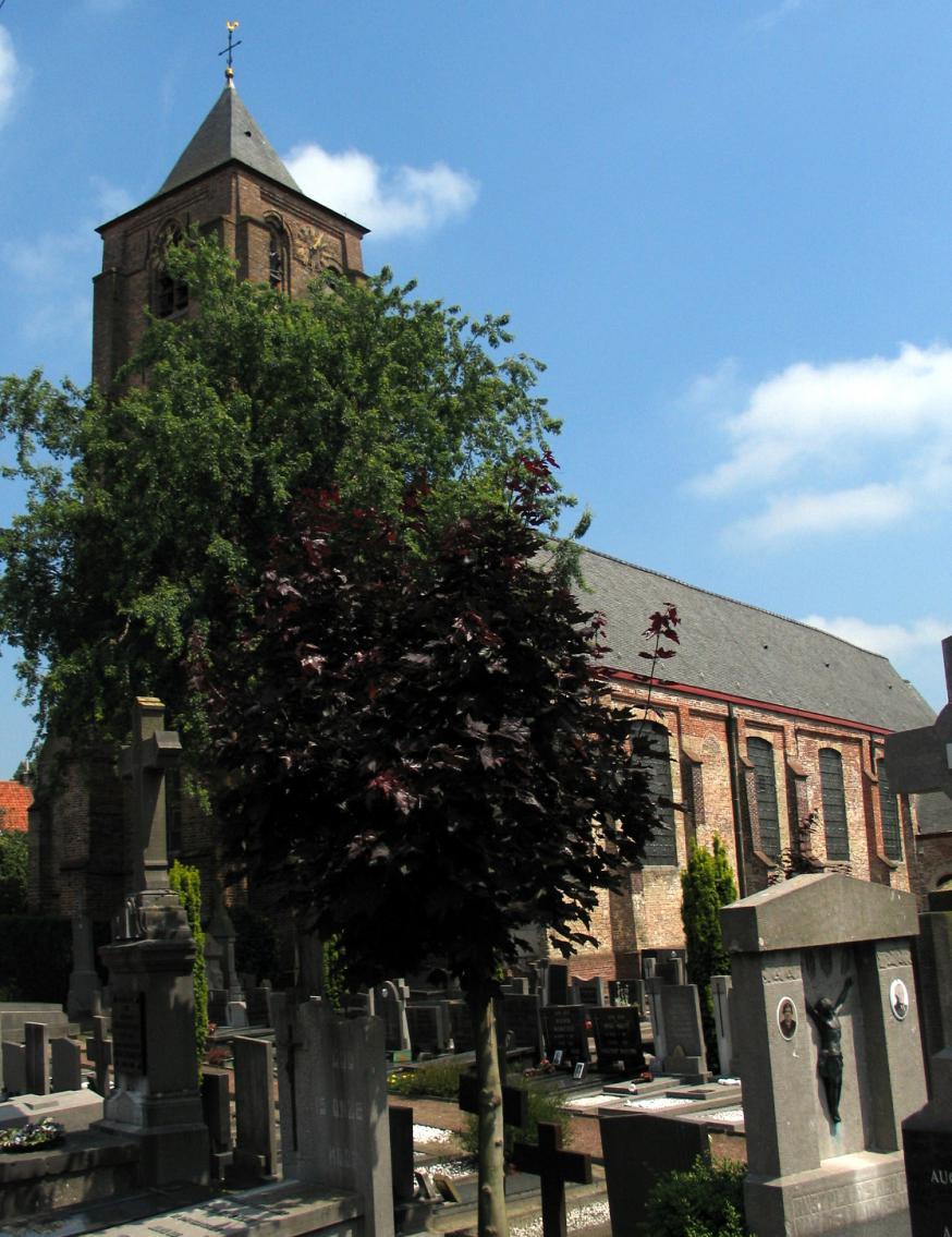 Sint-Laurentiuskerk in Sint-Laureins © Wikipedia