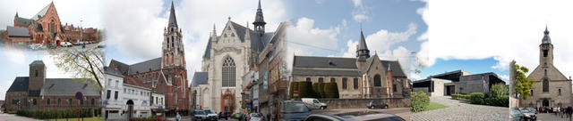 De 7 kerken van de Parochie in Aalst-Linkeroever 