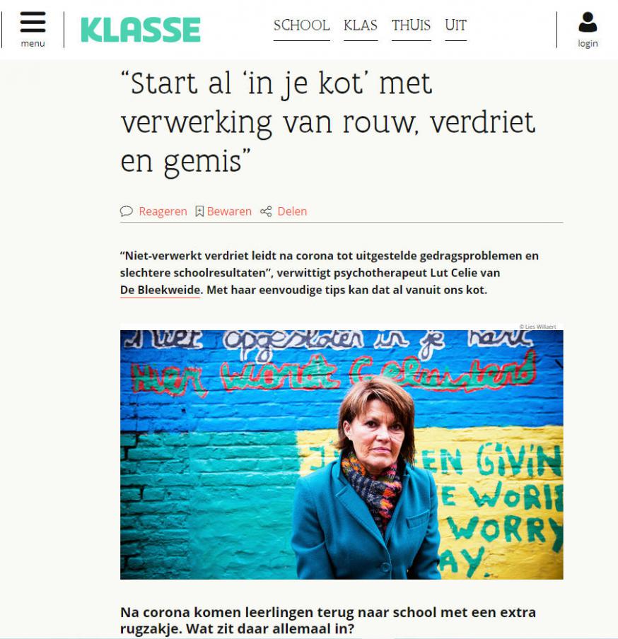 Rouwverwerking vanuit je "kot" 
