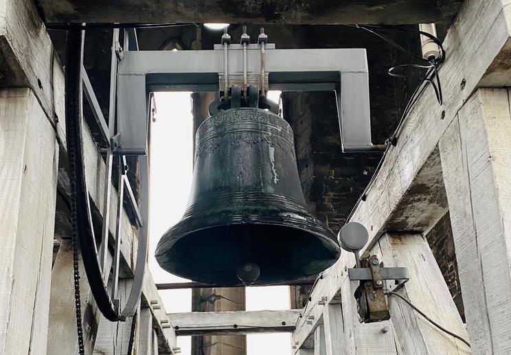 De klokkenstoel van de Sint-Niklaaskerk © Stad Gent