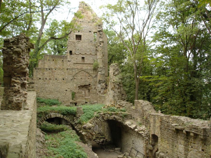 De ruïnes van de Disibodenberg. © Wikipedia / By Saharadesertfox - Own work, CC BY-SA 3.0, https://commons.wikimedia.org/w/index.php?curid=263669