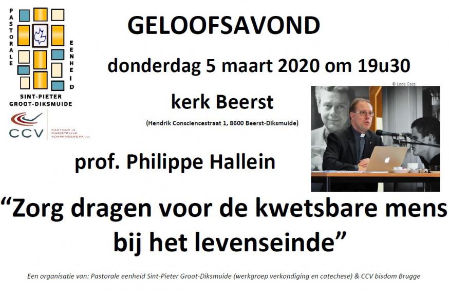 affiche Geloofsavond 5 maart 2020 