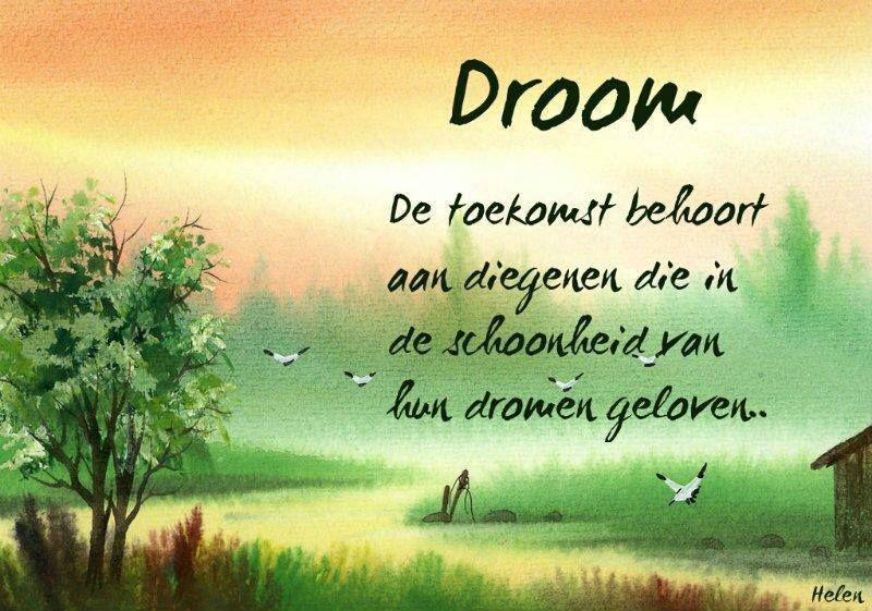 Droom -Pinterest 