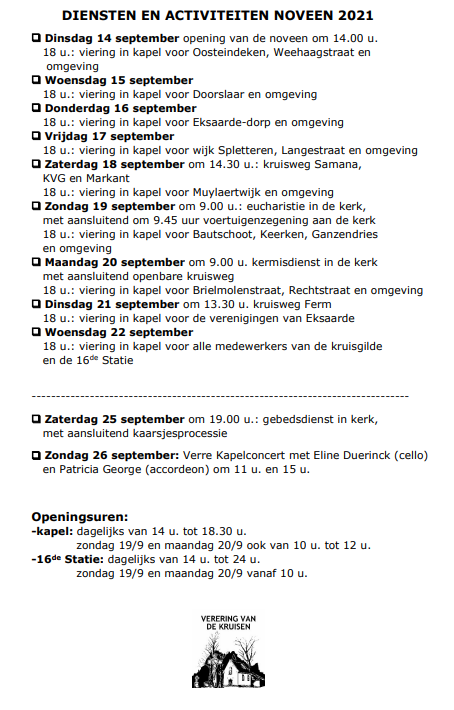 Kruisnoveen 2021 Kruisnoveen 2021