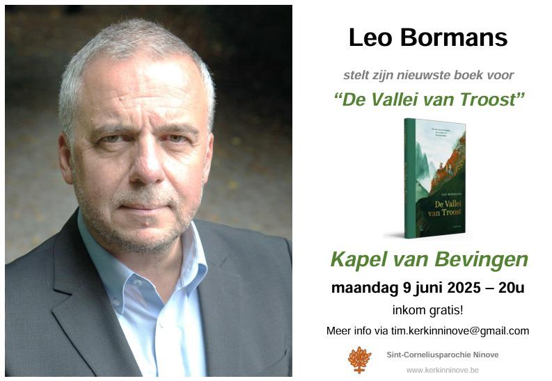 Leo Bormans stelt nieuw boek voor "De vallei van troost" - 9 juni 2025 © Tim Van Nieuwenhove