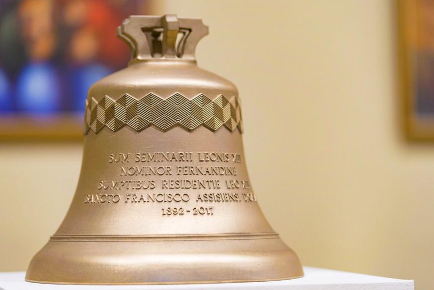 Een van de nieuwe klokken van Leo XIIII © Leo XIII-seminarie Een van de nieuwe klokken van Leo XIIII © Leo XIII-seminarie