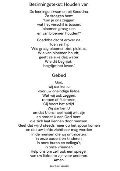 Gebed liefde juni 2026 