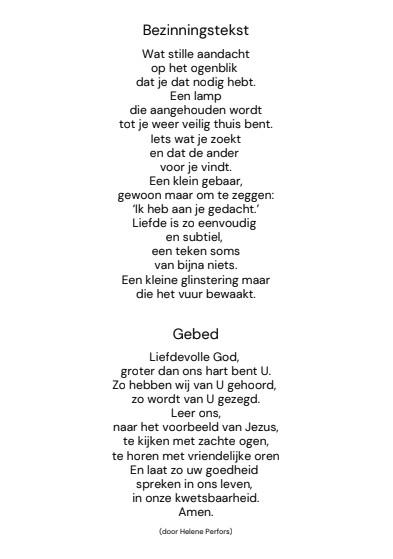 Liefde: tekst september 