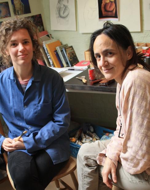 Lies Caeyers (l) en Sophie Kuijken (r) © Kunsterfgoed Lies Caeyers (l) en Sophie Kuijken (r) © Kunsterfgoed