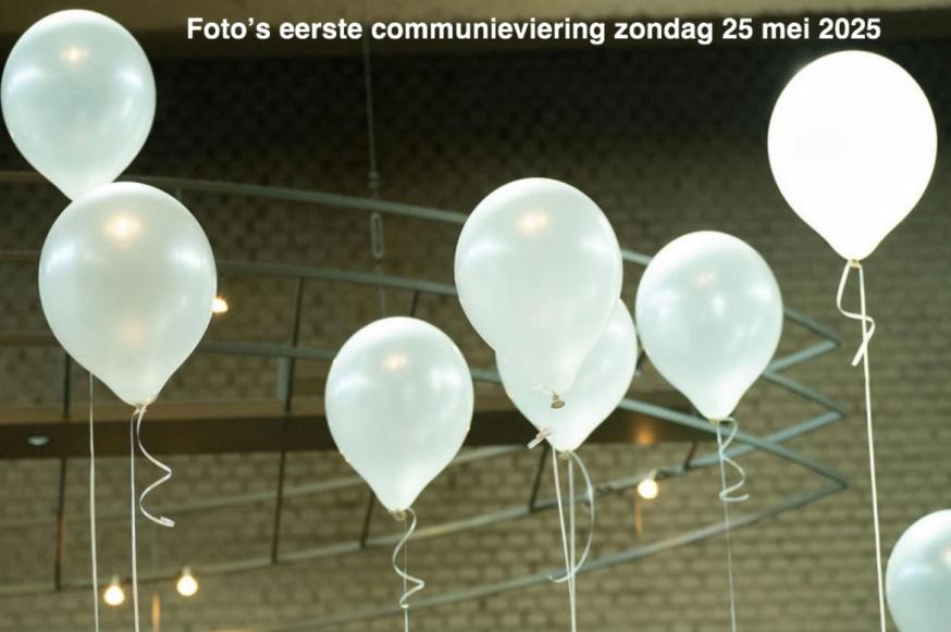 Foto's eerste communieviering 25 mei 2025 © 't Fotograafken