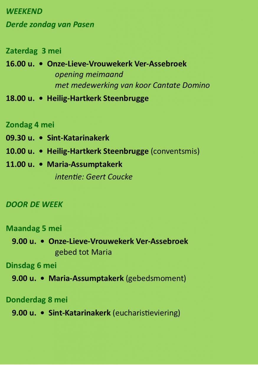 liturgische vieringen 