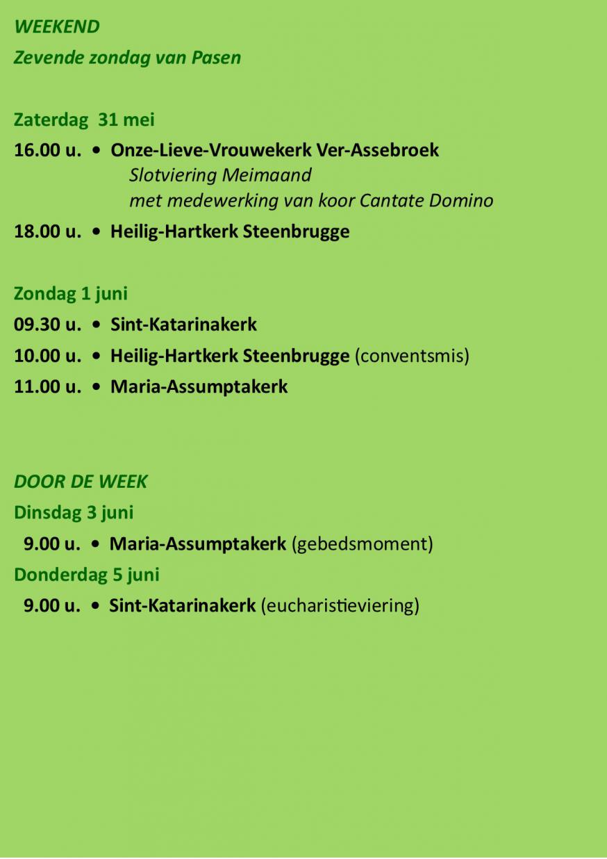 liturgische vieringen 