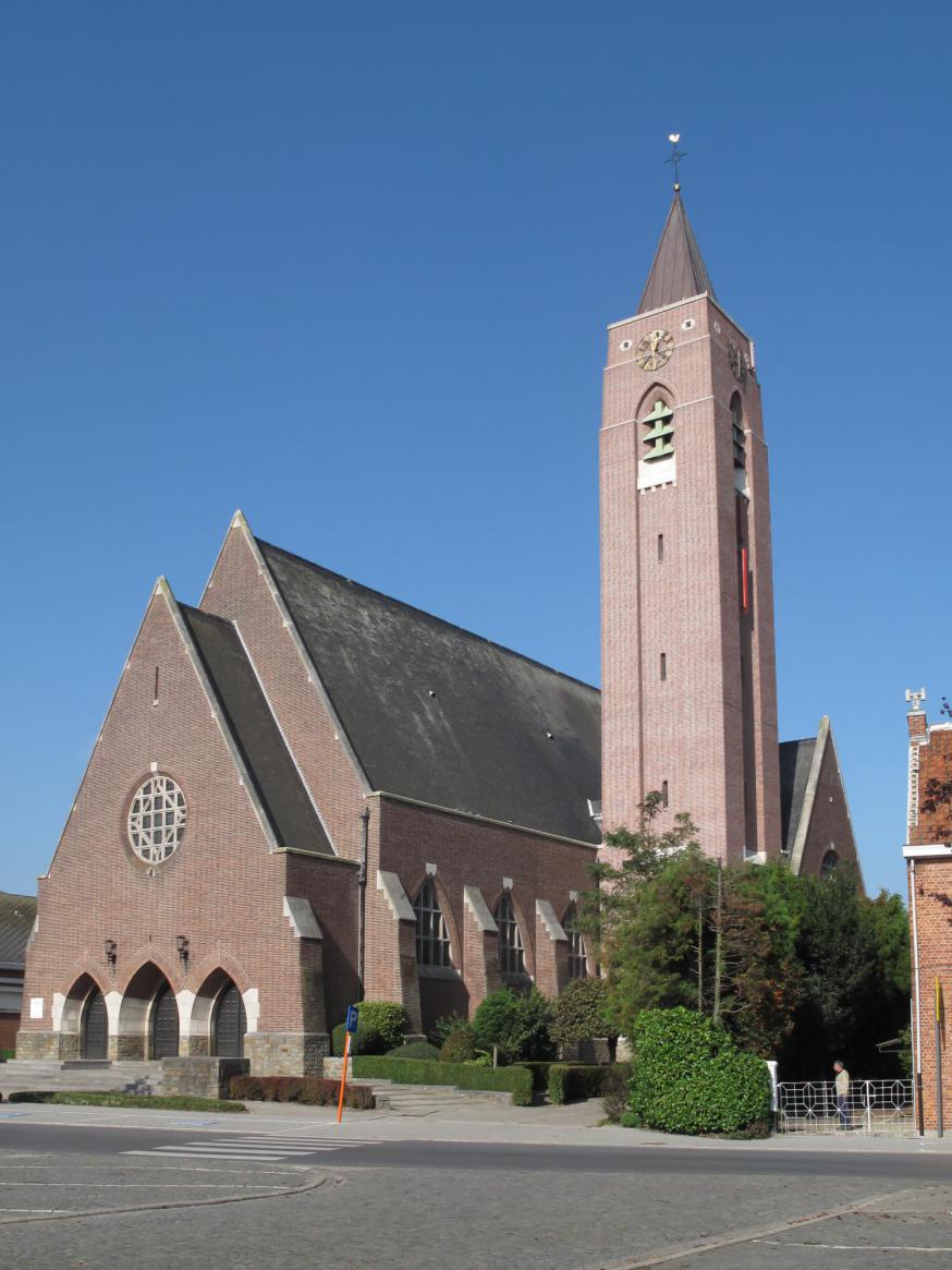 Sint-Annakerk Heirbrug Lokeren © https://nl.wikipedia.org/wiki/Sint-Annakerk_(Lokeren)