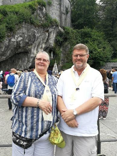 Chrétien en Marijke in Lourdes-2023 