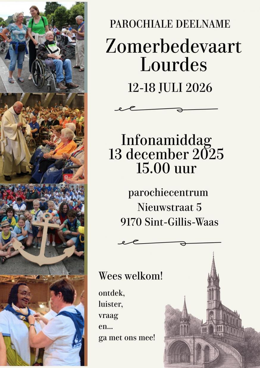 Lourdesbedevaart 2026 