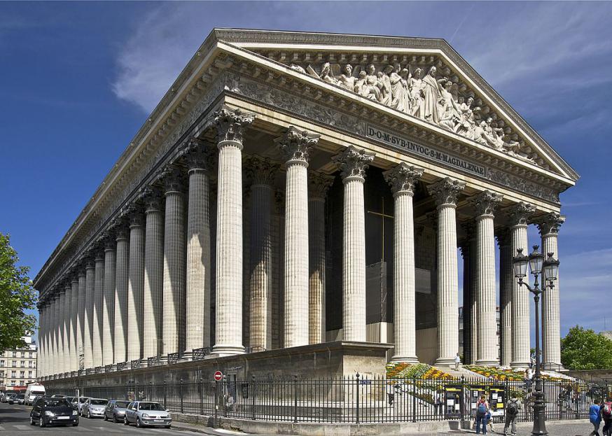 Eglise de la Madeleine in Parijs © Wikipedia