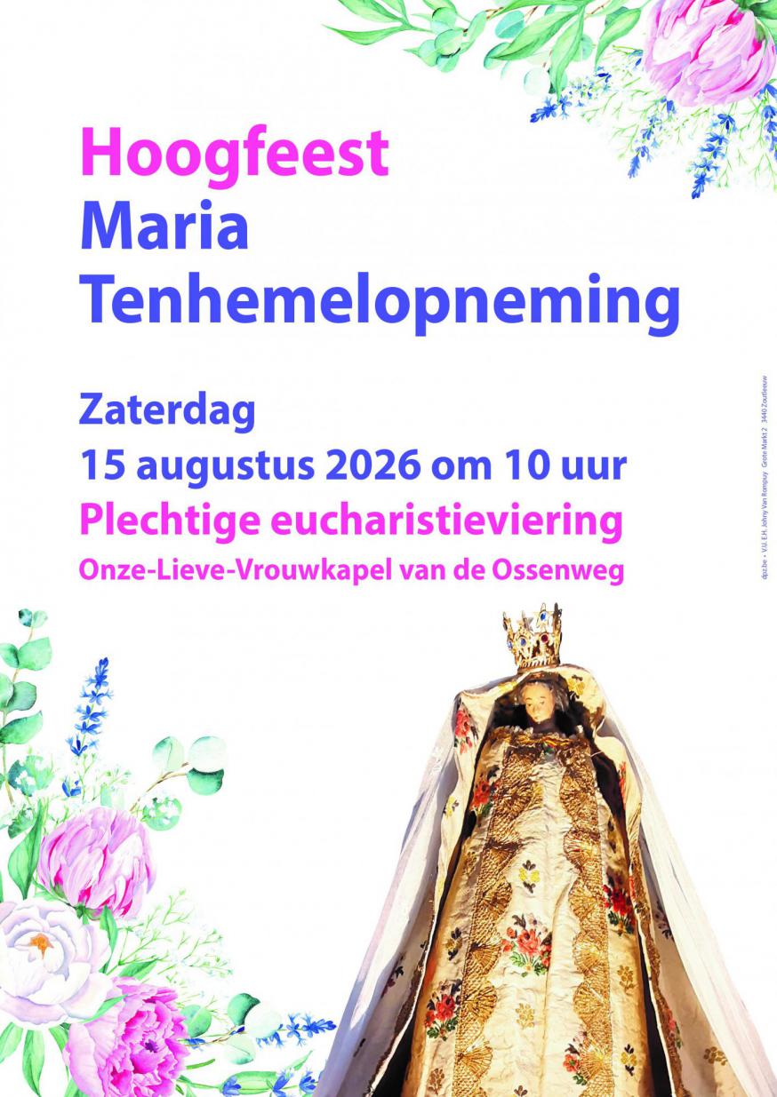 Maria Tenhemelopneming 2026 © pastorale zone Zoutleeuw-Geetbets