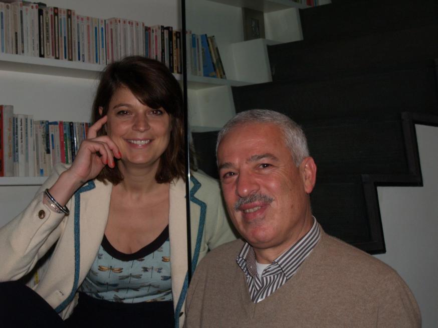 Marie Thibaut de Maisières et Simon Najm, de auteurs van Chrétiens d’Orient - Mon Amour © Benoit Lannoo