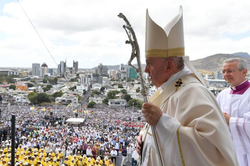 Paus Franciscus in Mauritius © Vatican Media