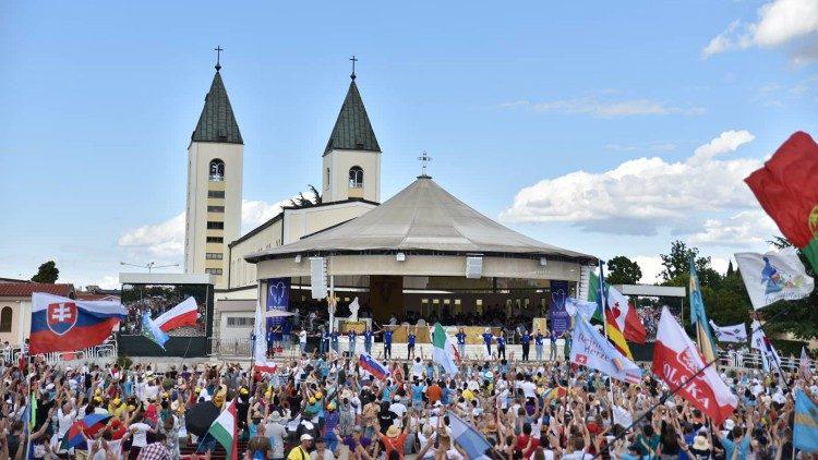 Het jongerenfestival in Medjugorje in 2019 © Radio Medjugorje Mir Het jongerenfestival in Medjugorje in 2019 © Radio Medjugorje Mir
