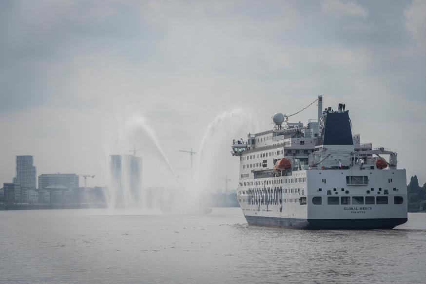 Global Mercy in Antwerpen © Jonathan Remael/Mercy Ships