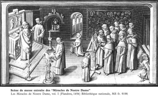Gregoriaans was in de middeleeuwen de liturgische muziek bij uitstek. © Bibliothèque nationale de France Gregoriaans was in de middeleeuwen de liturgische muziek bij uitstek. © Bibliothèque nationale de France